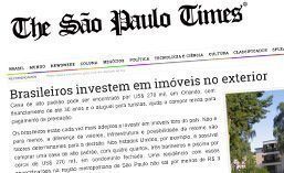 Matéria para o site THE SÃO PAULO TIMES